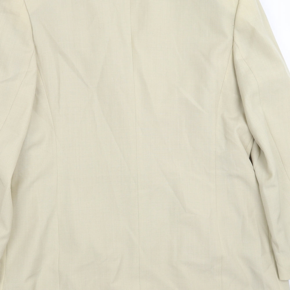Womens UK Size 12 Bianca Regular Yellow Suit Jacket