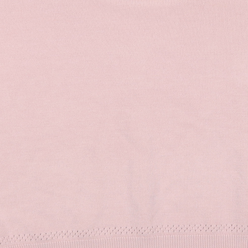 M&S Womens Pink Basic T-Shirt Size 12