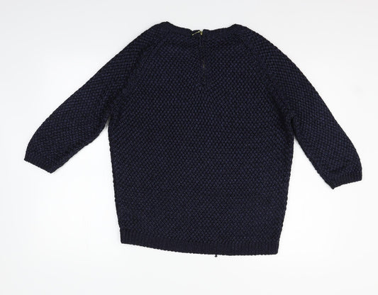 Wallis Womens Blue Pullover Jumper Size S