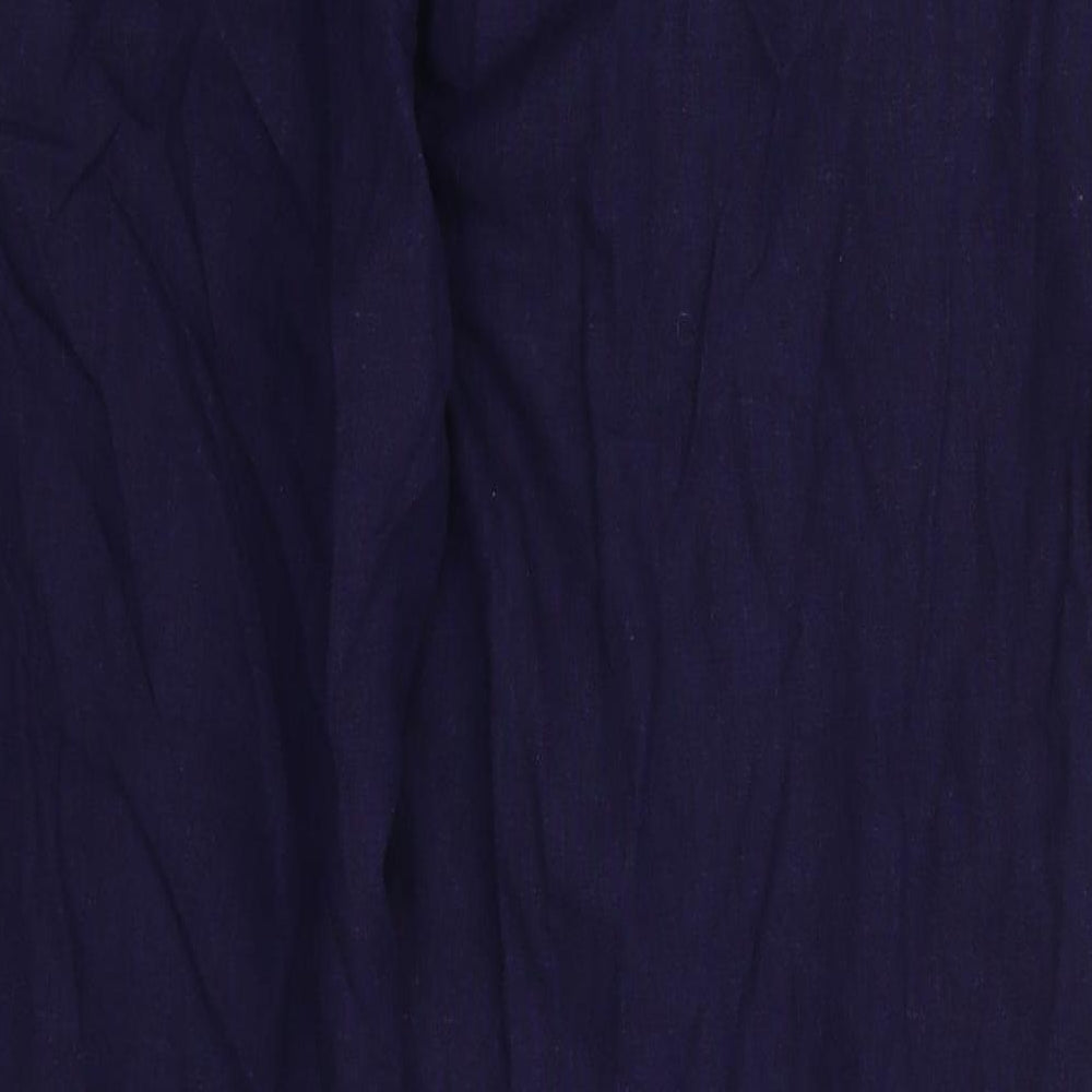 Womens UK Size 16 Marks and Spencer Regular Fit Blue Trousers
