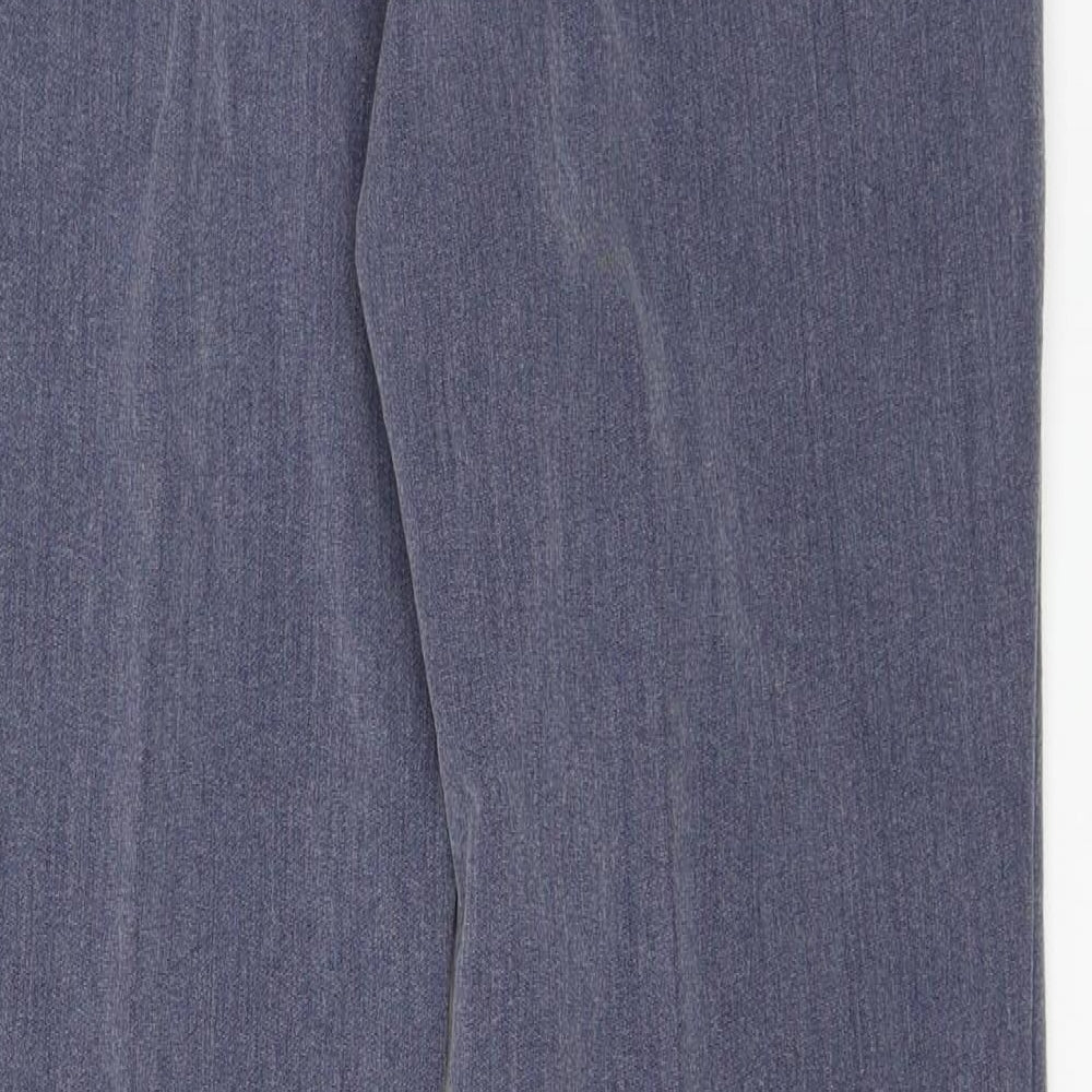 Womens UK Size 10 Bonmarché Regular Fit Blue Trousers