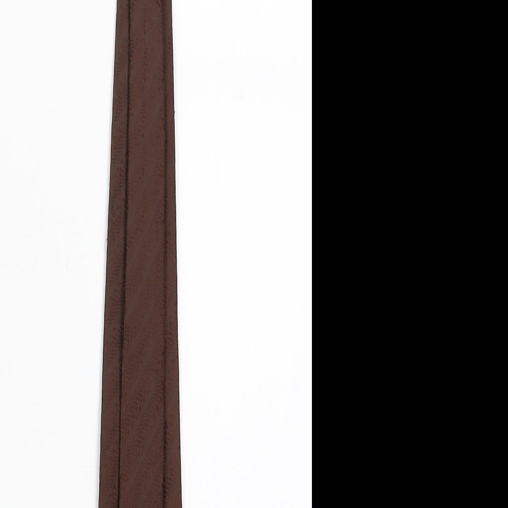 Mens Burton Bronze Striped Pointed Tie