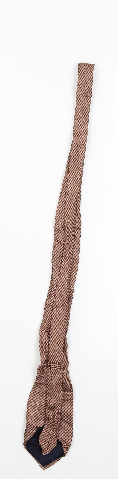 Marks and Spencer Mens Beige Striped Designer Tie One Size