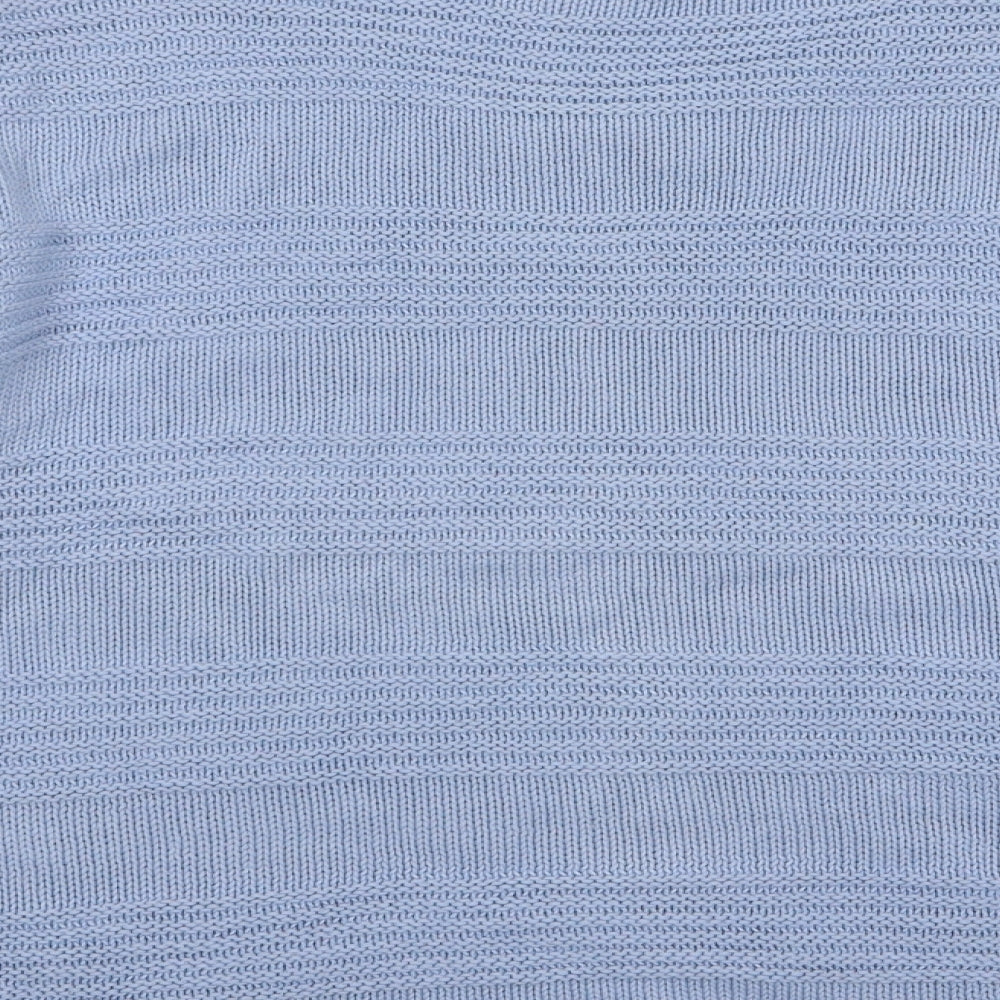 b young Womens Blue Basic T-Shirt Size L