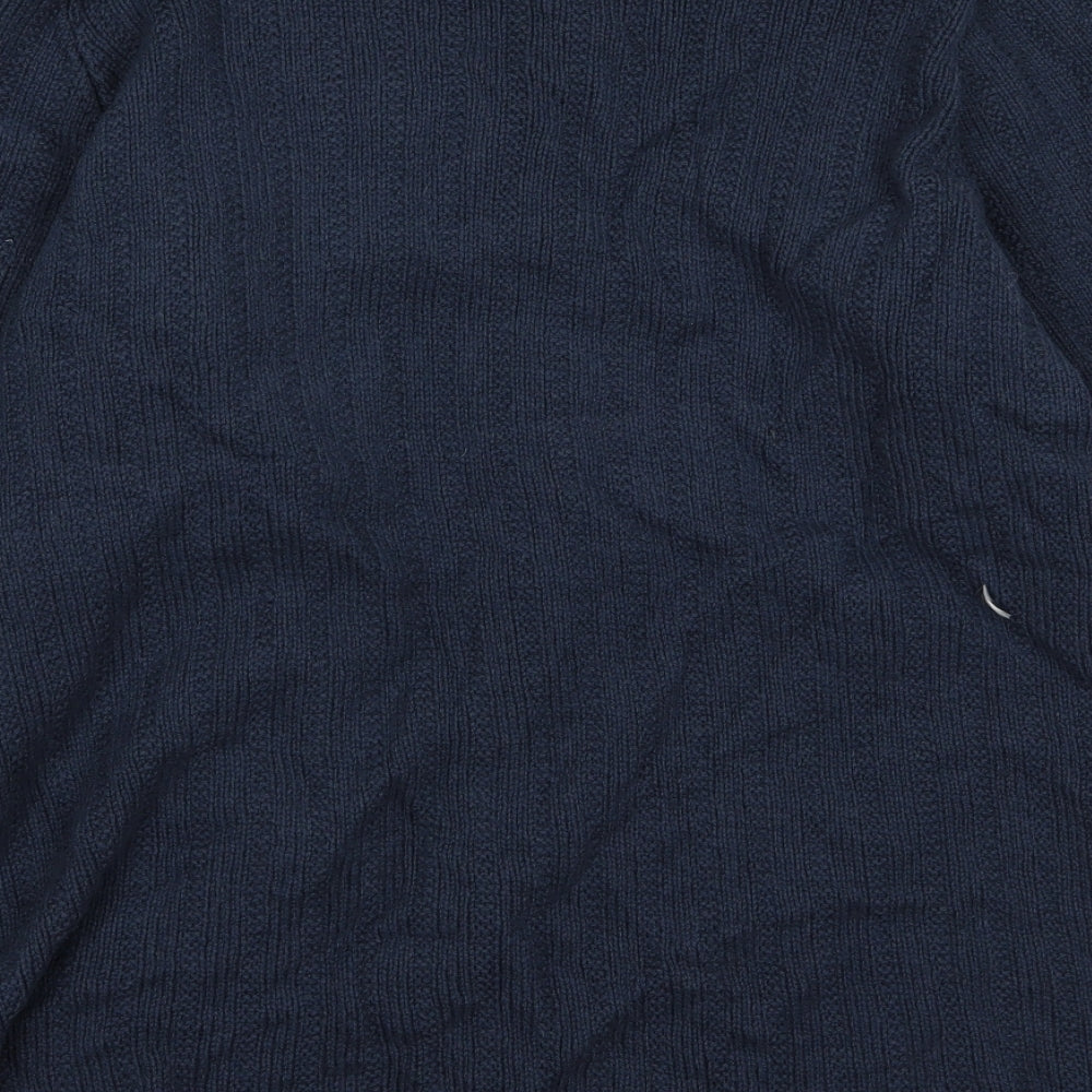 Preworn Womens Blue Cardigan Jumper Size M