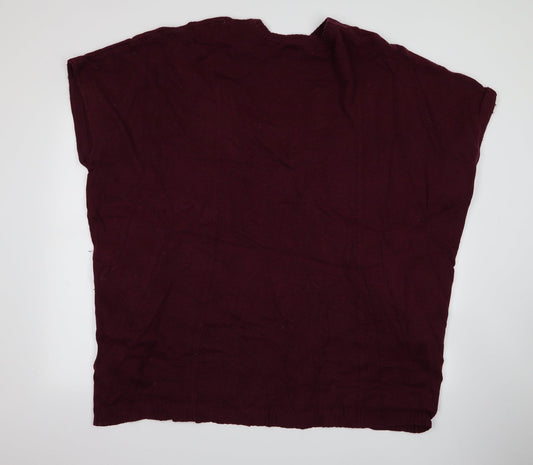 Preworn Womens Red Pullover Jumper Size M