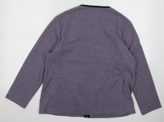 Preworn Womens Purple Jacket Size 16