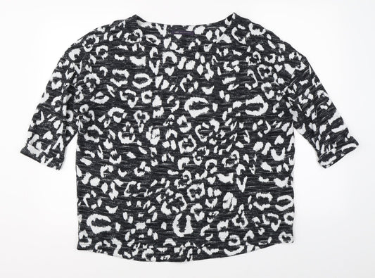 Marks & Spencer Womens Multicoloured Floral Pullover Jumper Size 14