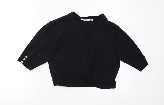 M&Co Womens Black Cardigan Jumper Size XL