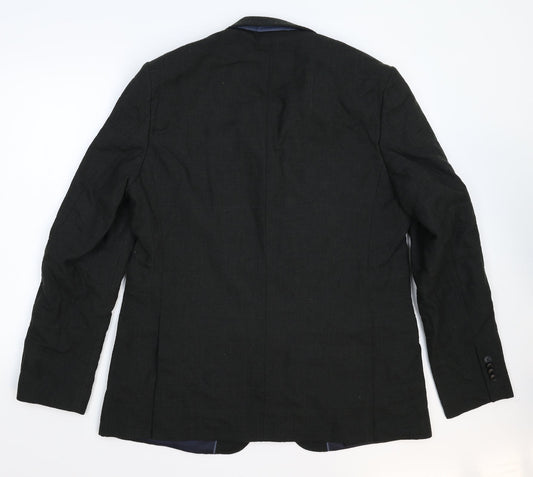 Mens UK Size 44 Marks and Spencer Regular Black Suit Jacket