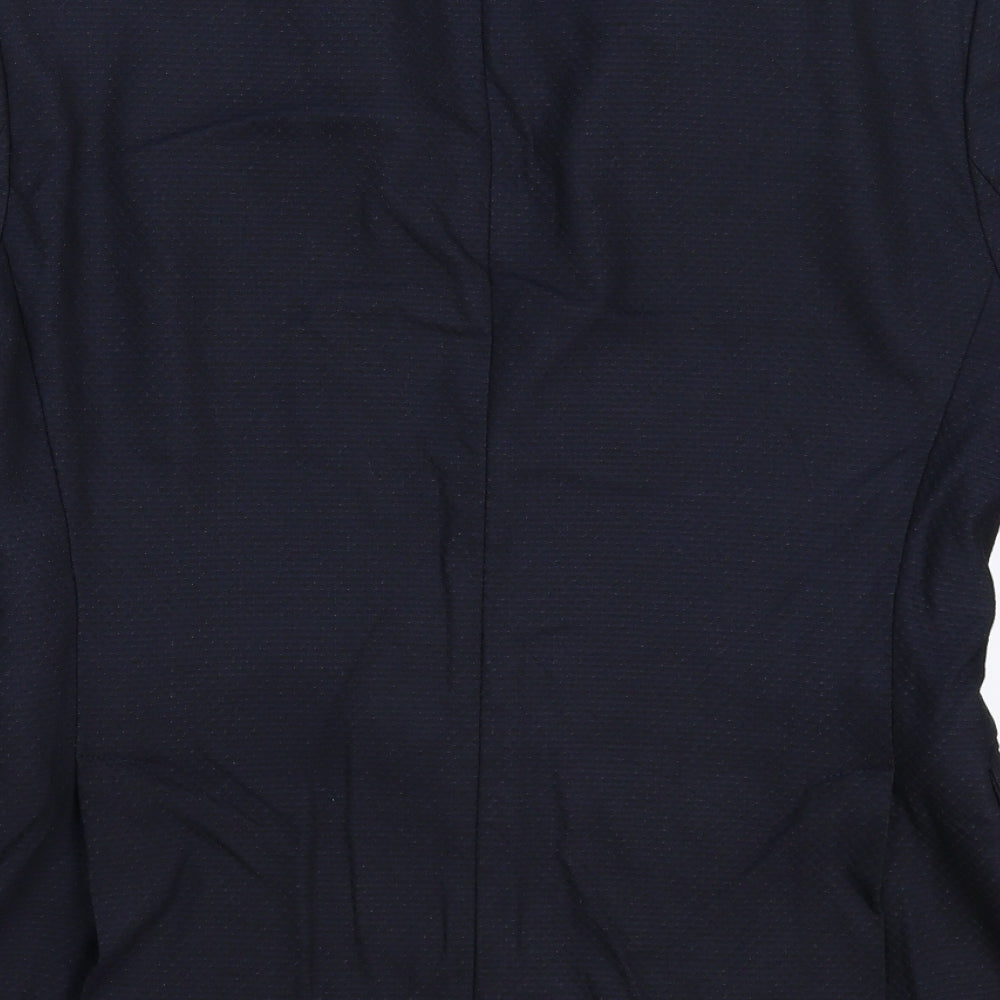Zara Womens Blue Jacket Blazer Size 44