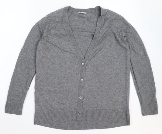 Gap Womens Grey Knit Cardigan Jumper Size M