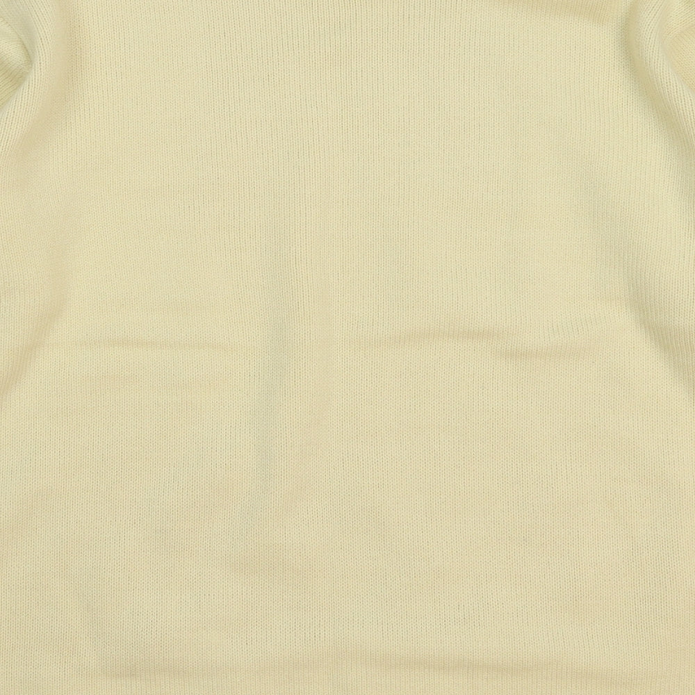 Bonmarché Womens Beige Floral Knit Pullover Jumper Size XL