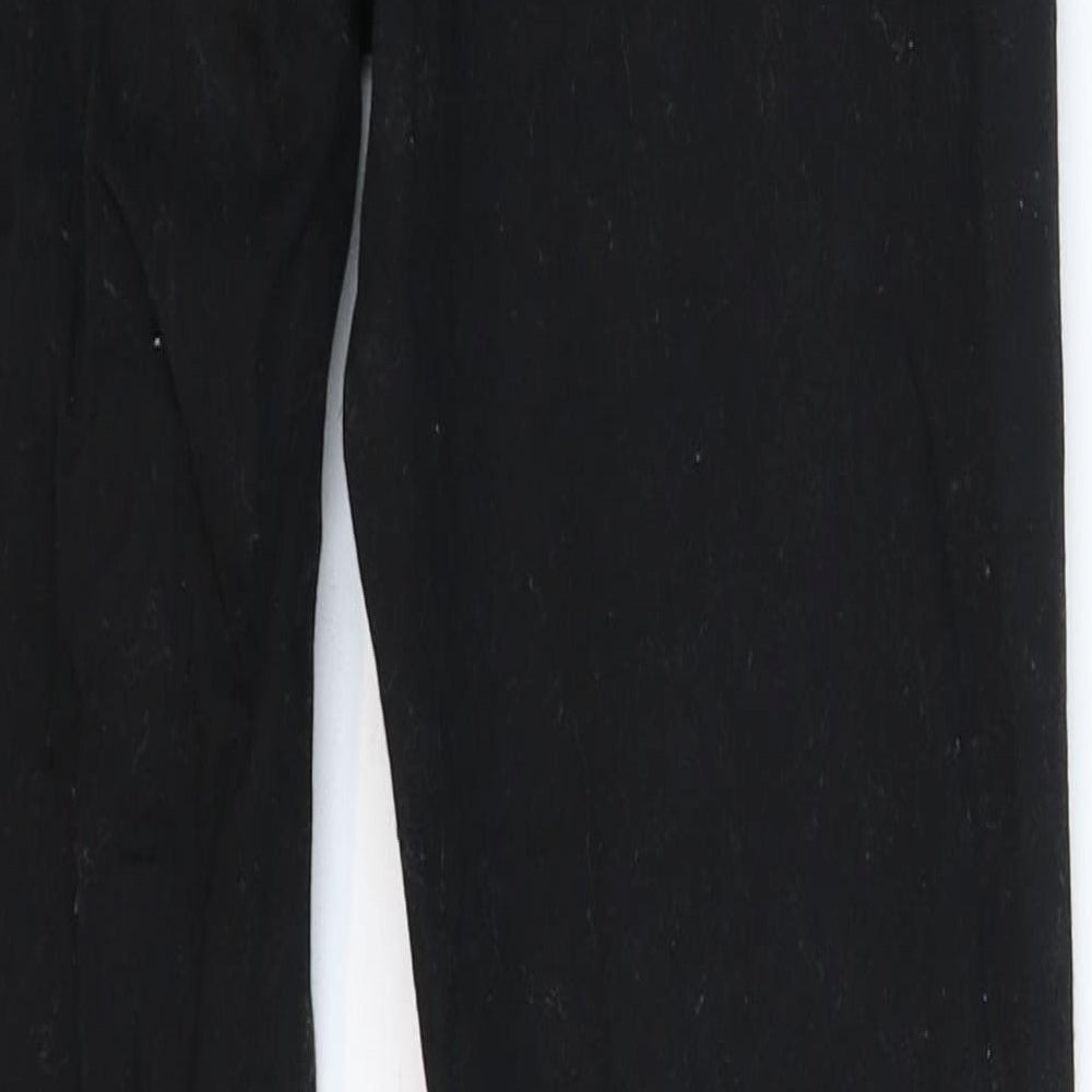 Denim & Co. Womens Black Denim Jegging Jeans Size 8 L28 in