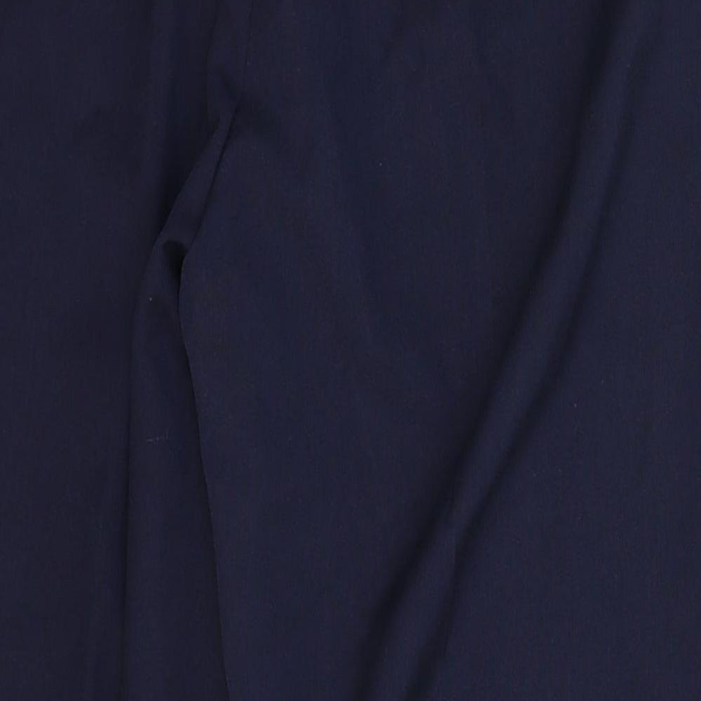 Womens UK Size 16 Preworn Regular Fit Blue Trousers