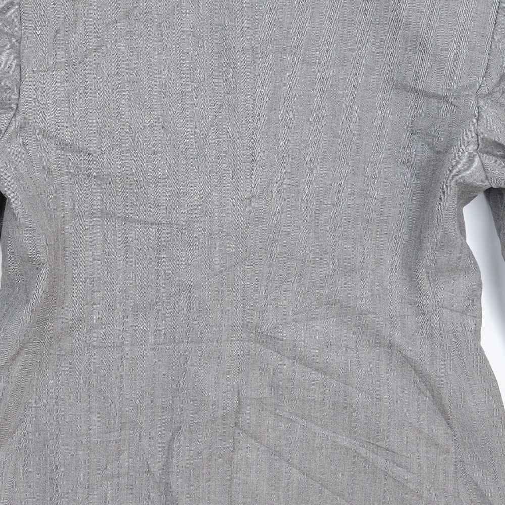 Per Una Womens Grey Striped  Jacket Suit Jacket Size 10
