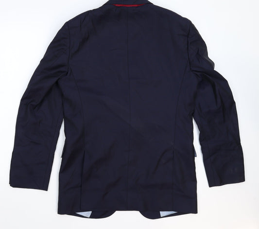 Mens UK Size 36 Preworn Regular Blue Suit Jacket