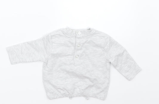 Very Girls Grey Pullover Jumper Size 0-3 Months