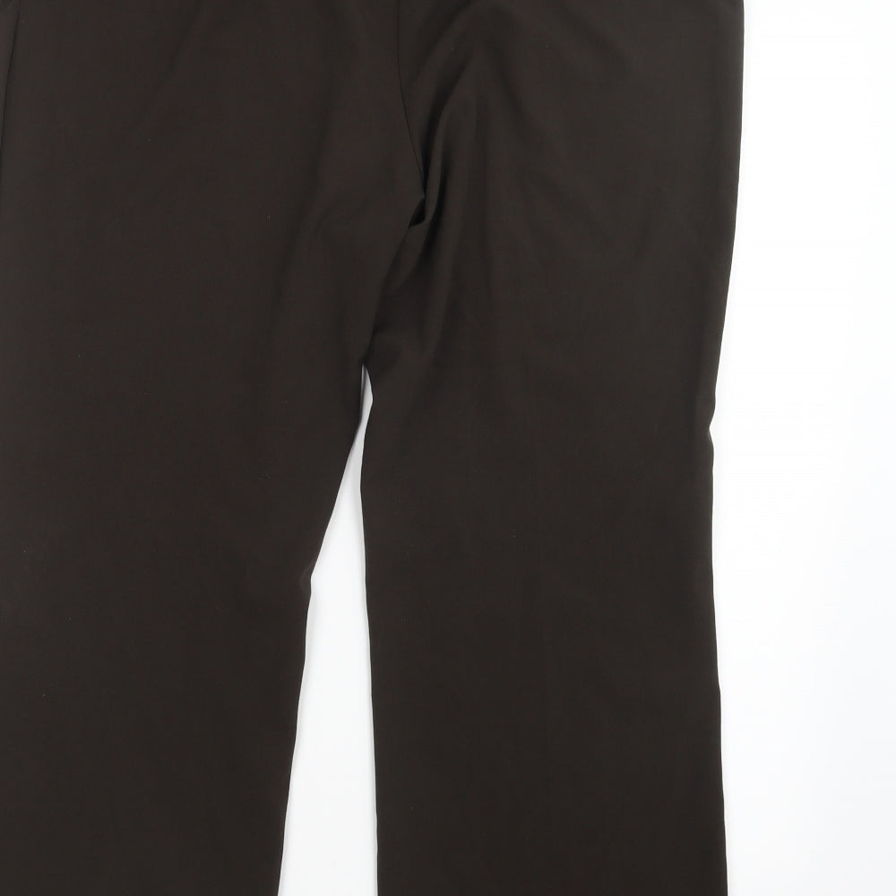 Womens UK Size 36 in Preworn Regular Fit Brown Trousers