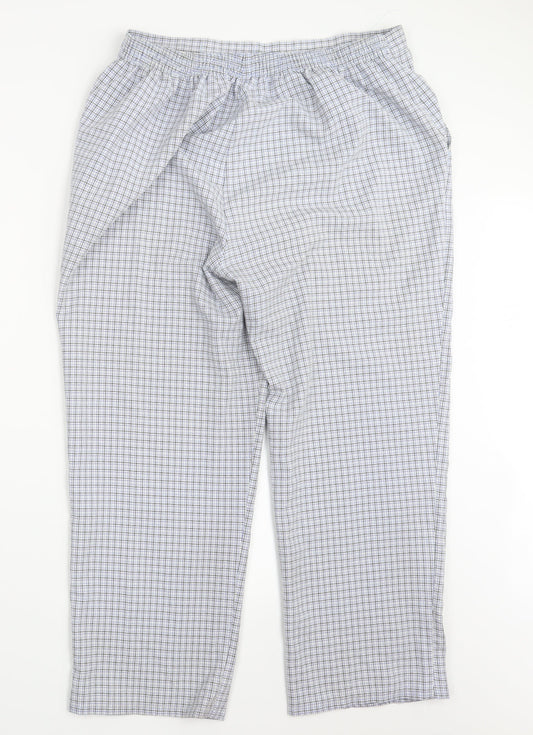 Womens UK Size 18 Sarah Hamilton Regular Fit Blue Trousers