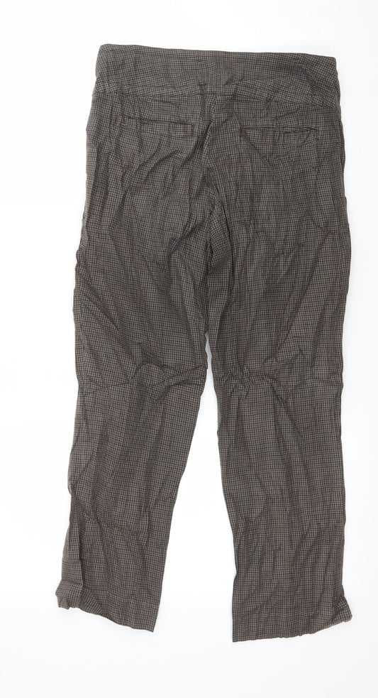 Womens UK Size 8 H&M Regular Fit Brown Trousers