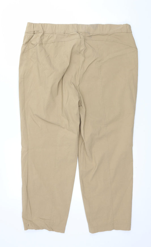 Gerry Weber Womens Beige Trousers Size 38 in L25 in