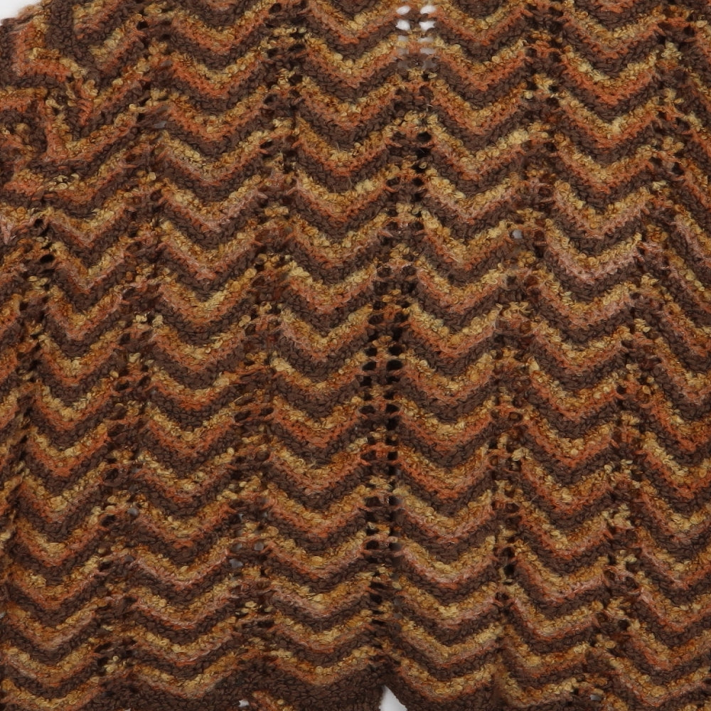 casamia Womens Multicoloured Geometric Cardigan Jumper Size S