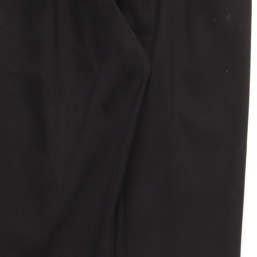 Womens UK Size 12 CANDA Regular Fit Black Trousers