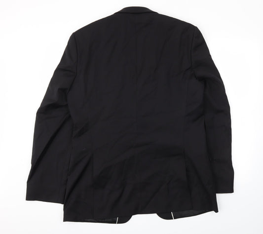 Mens UK Size 42 STVDIO Black Suit Jacket