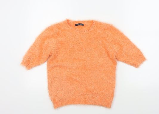 Primark Womens Orange Pullover Jumper Size 12