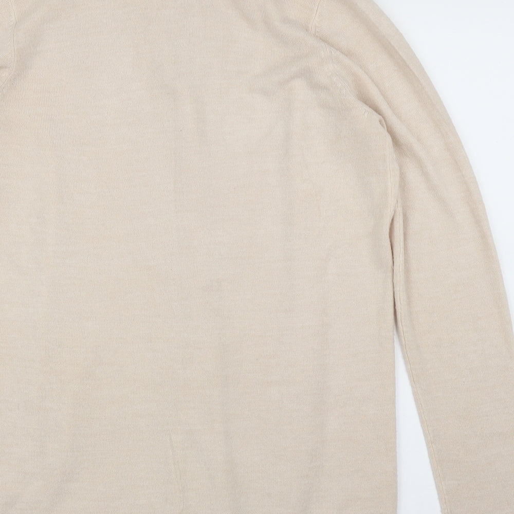 Debenhams Womens Beige Cardigan Jumper Size 12