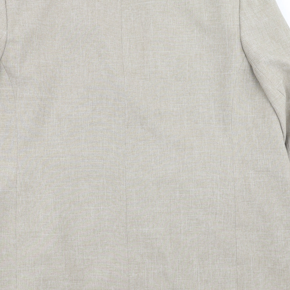 Bonmarché Womens Beige   Jacket Suit Jacket Size 18
