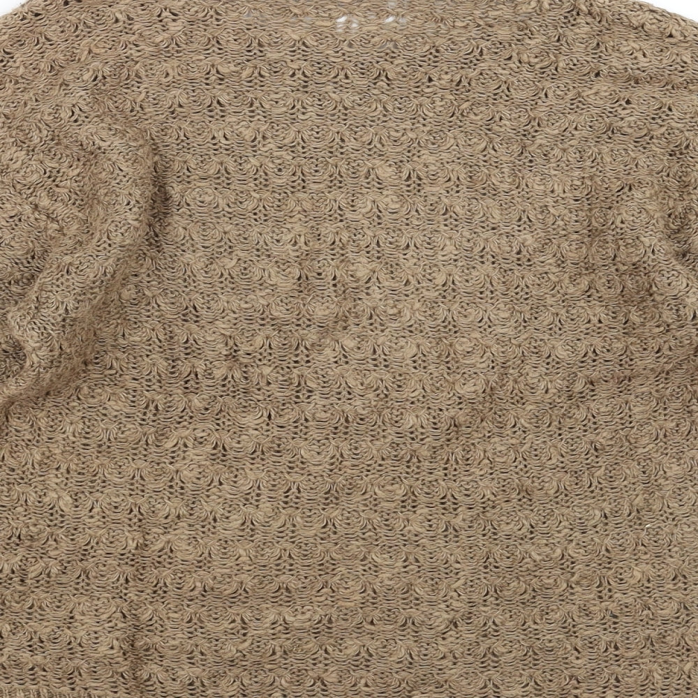 OPUS Womens Brown Pullover Jumper Size S