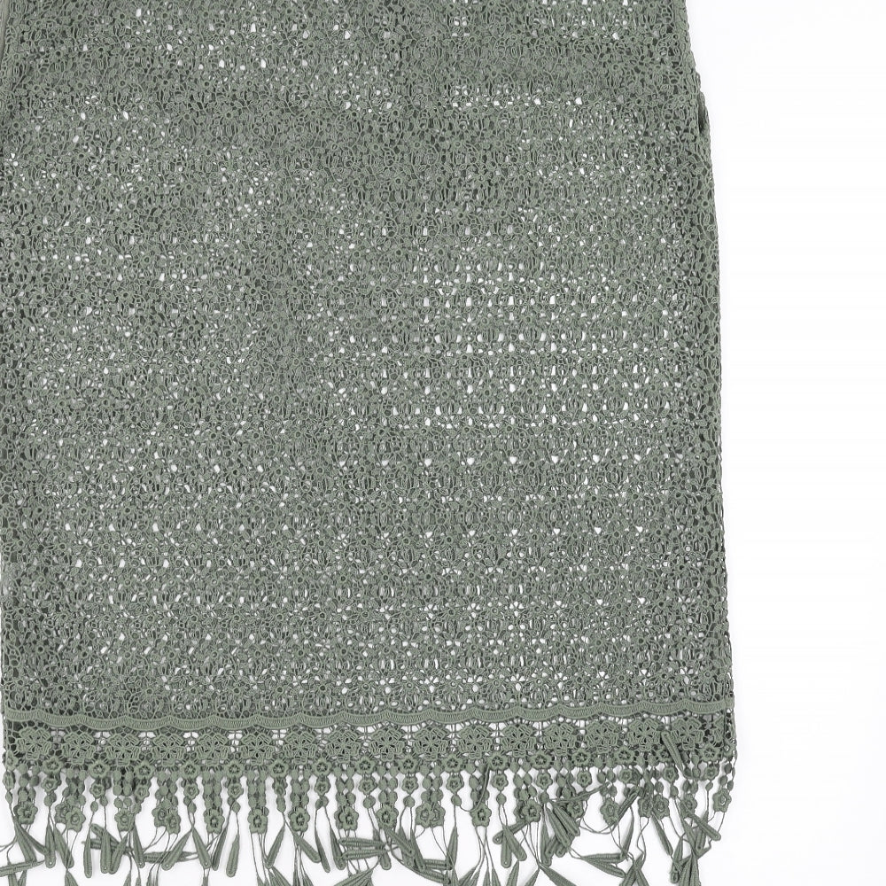 Womens UK Size 10 NEXT Green Basic Blouse