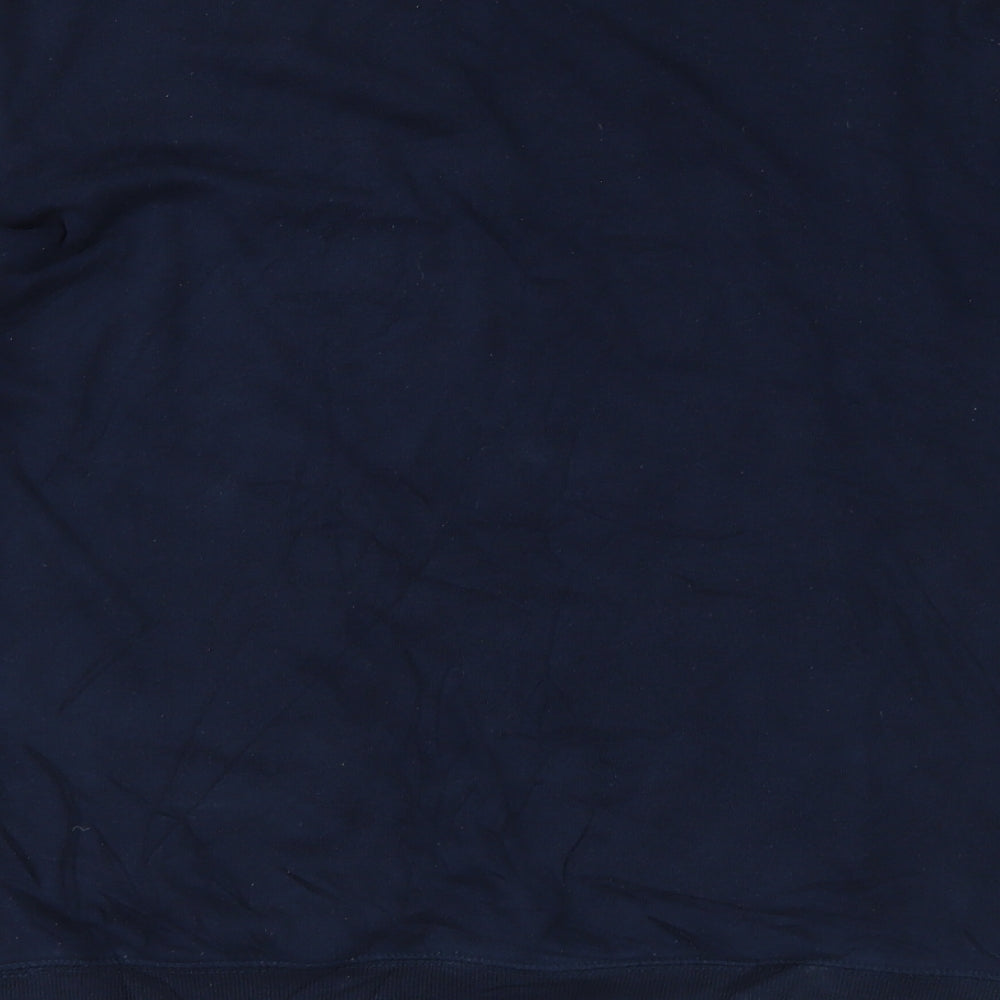 Mens UK Size S Divided Blue Pullover Sweatshirt