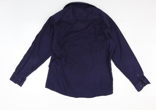 Primark Mens Blue Button-Up Size 17