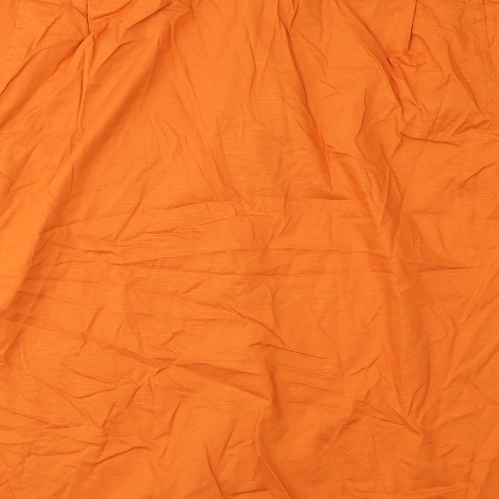 Walbusch Mens Orange Button-Up