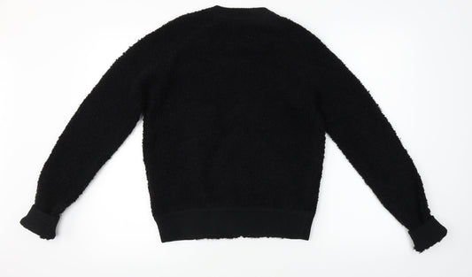 Papaya Womens Black Jacket Coat Size S