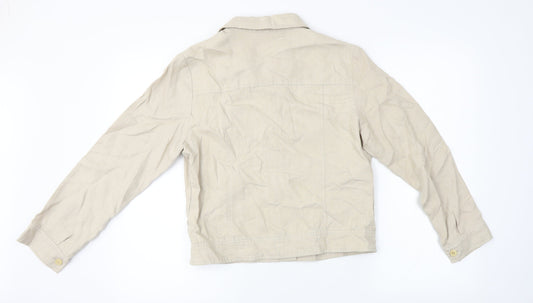 Kaliko Womens Beige Jacket Coat Size 10