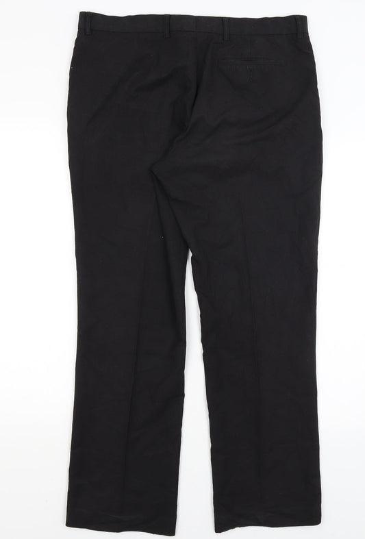 Cedar Wood State Womens Black Trousers Size 16 L29 in