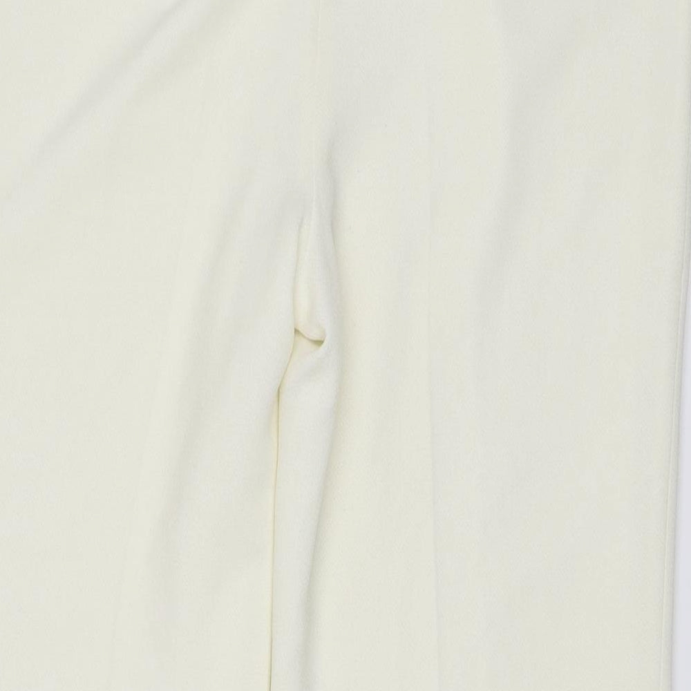 CC Womens Ivory Trousers Size 16 L29.5 in