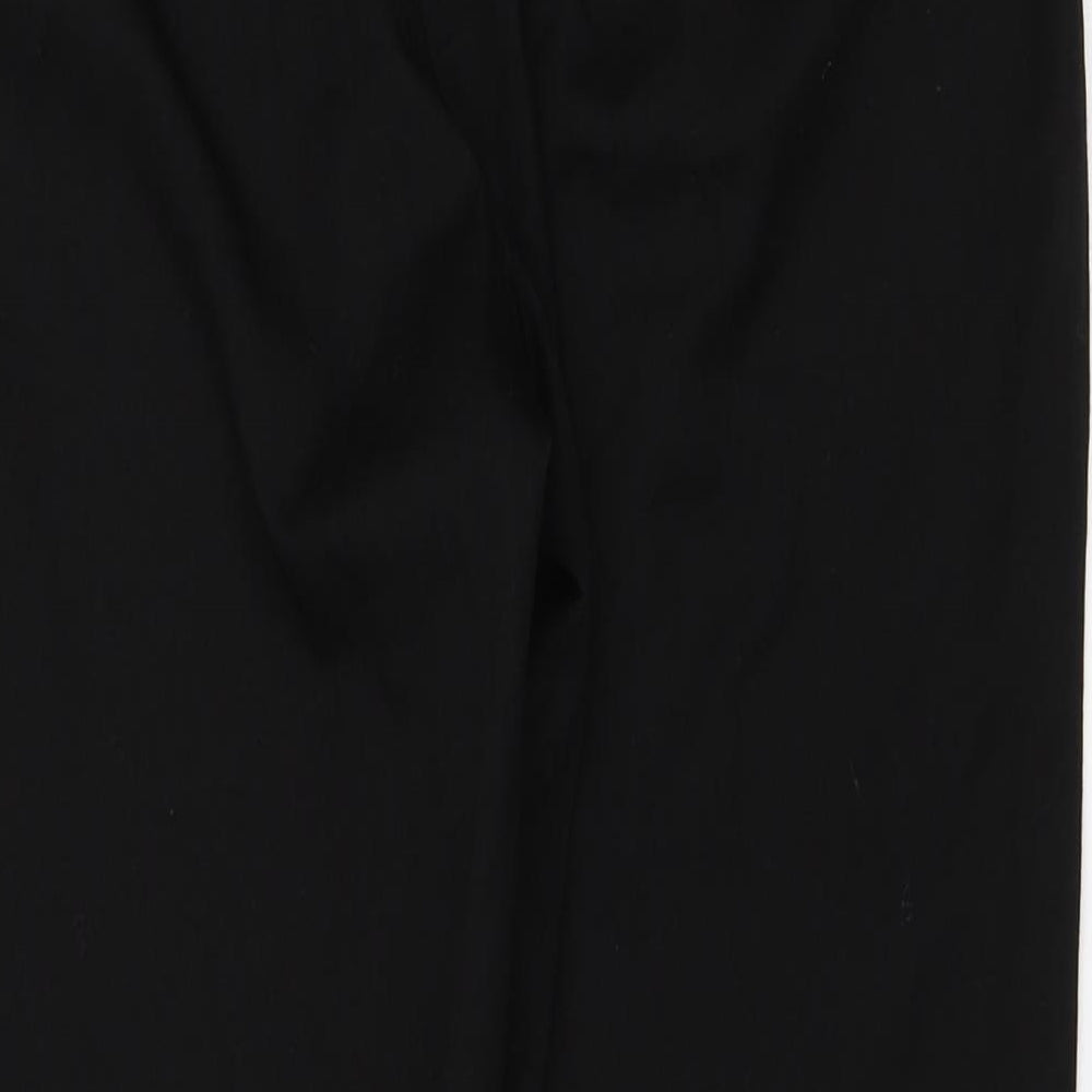 TU Womens Black Trousers Size 10 L26.5 in