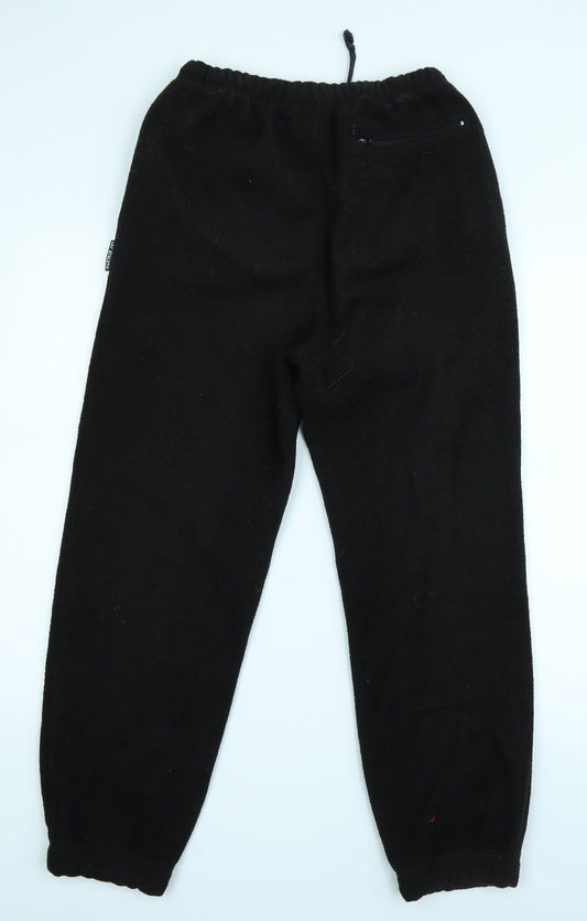 Womens UK Size XS Gap Regular Fit Sweatpants Black Trousers