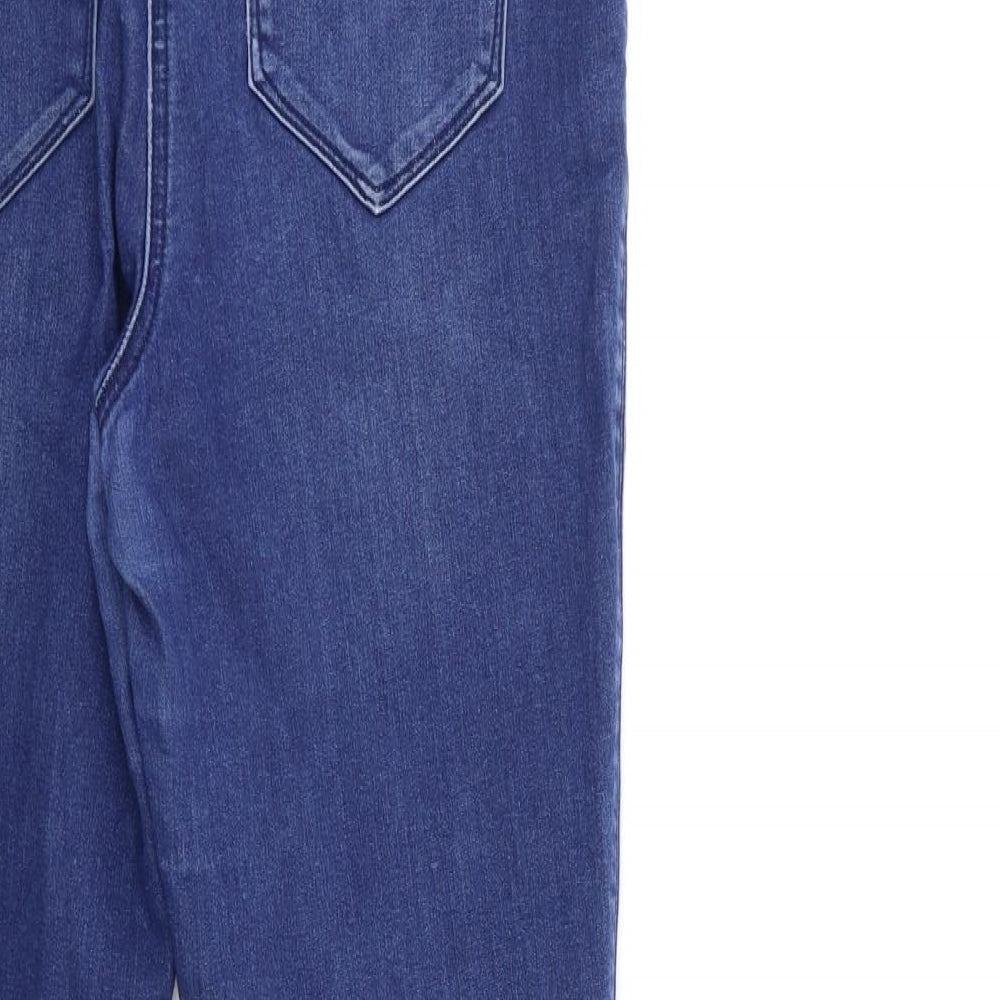 NEXT Womens Blue Denim Skinny Jeans Size 10 L29 in
