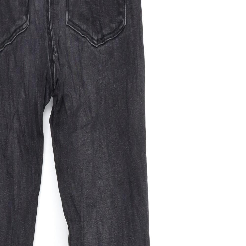 Bershka Womens Grey Denim Skinny Jeans Size 6 L28 in