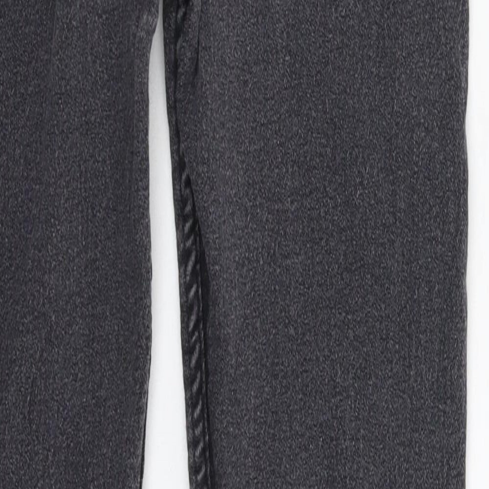 Boohoo Womens Black  Denim Skinny Jeans Size 10 L27 in