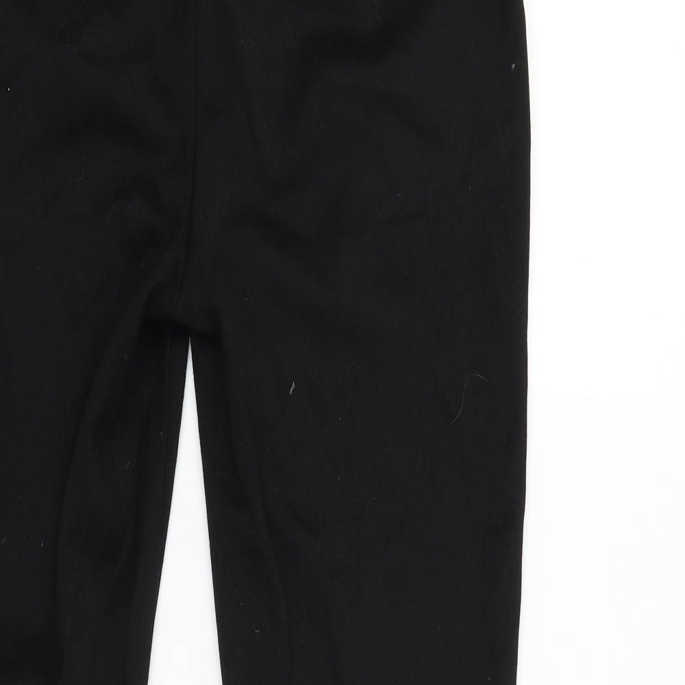 Womens UK Size 10 NEXT Regular Fit Black Trousers