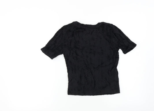 Bershka Womens Black Basic Polo Size XS
