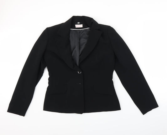 Womens UK Size 10 Klass Regular Black Suit Jacket