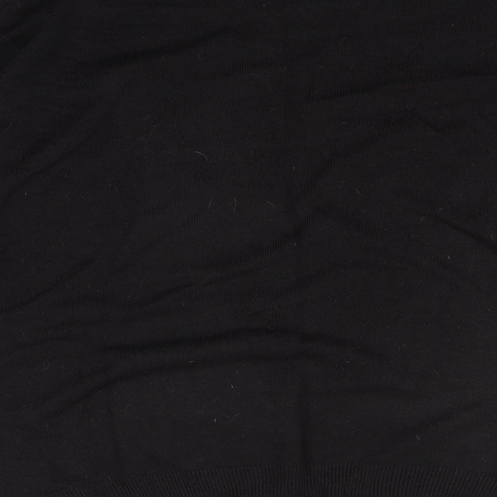 Taylor & Wright Mens Black Plaid Pullover Jumper Size M